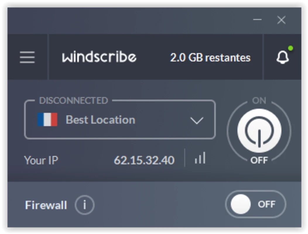 Windscribe VPN — στιγμιότυπο οθόνης 2
